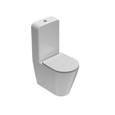 Globo Forty3 Back-To-Wall Toilet 58x36 Blank Hvid