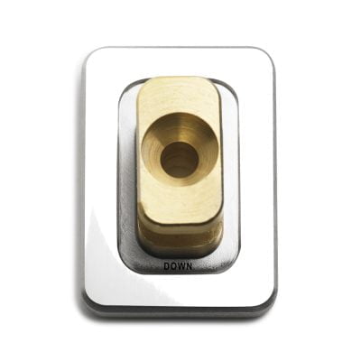 Unidrain Reframe Bagplade Håndpoleret Stål