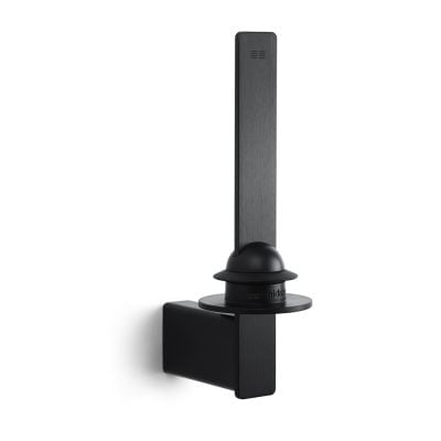 Unidrain Reframe Reserve Toiletrulleholder Sort PVD