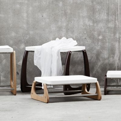 Dansani Calidris Høj Skammel Hvid mat