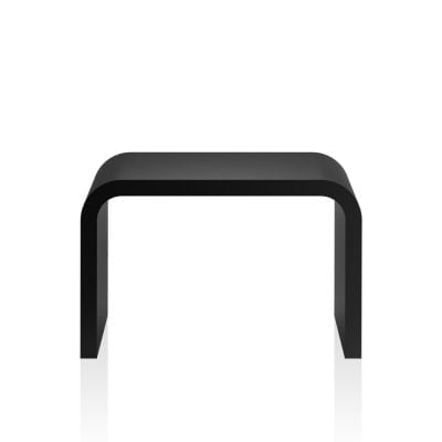 Decor Walther Black Stone Taburet Mat Sort