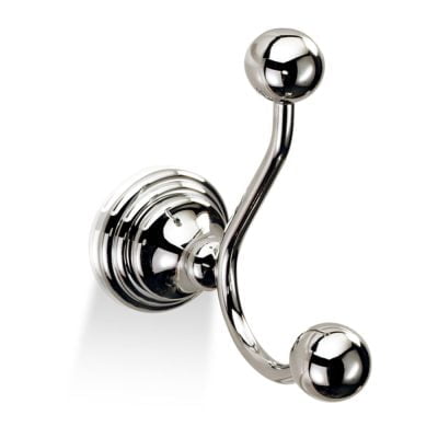 Decor Walther Classic Håndklædekrog Dobbel Nickel Polished