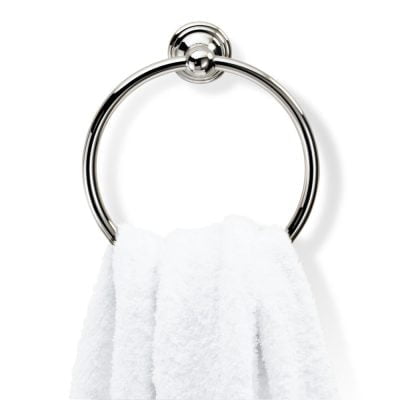 Decor Walther Classic Håndklædering Nickel Polished