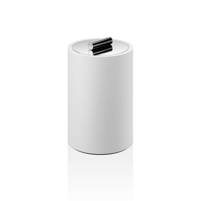 Decor Walther Stone Beauty Box Small Mat Hvid og Krom