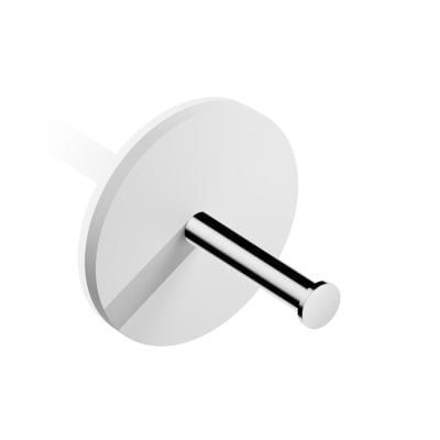 Decor Walther Stone TPH1 Toiletpapirholder Mat Hvid og Krom