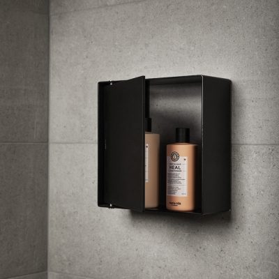 INR Case Bruseopbevaring 25x25 Mat Sort / Dark Frost