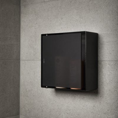 INR Case Bruseopbevaring 25x25 Mat Sort / Dark Frost