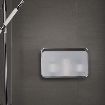 INR Nest Bruseopbevaring 40x25 Mat Hvid / Opal Frost