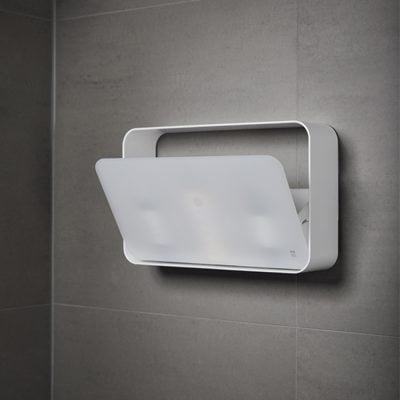 INR Nest Bruseopbevaring 40x25 Mat Hvid / Opal Frost