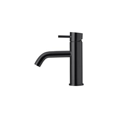 QTOO Håndvaskarmatur 17,8 cm Poleret Sort