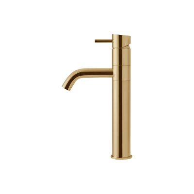 QTOO High Håndvaskarmatur 28 cm. Poleret Kobber