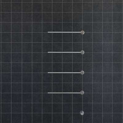 Vola El-Håndklædetørrer 4 Stænger Pink