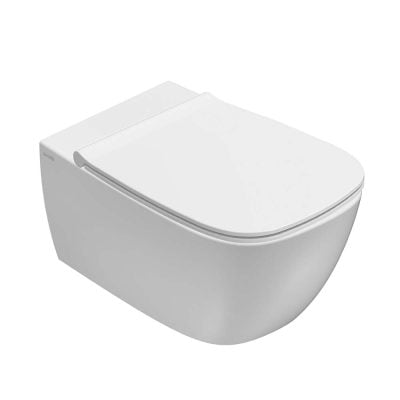Globo Genesis Væghængt Toilet 55x36 Blank Hvid