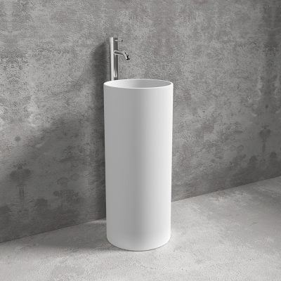 Hvidt Round Chimney Ø35 Hvid