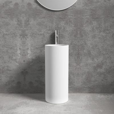 Hvidt Round Chimney Ø35 Hvid