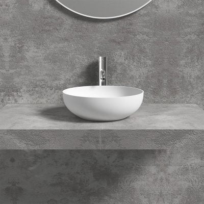 Hvidt Sun-2 Vask Ø25 Hvid