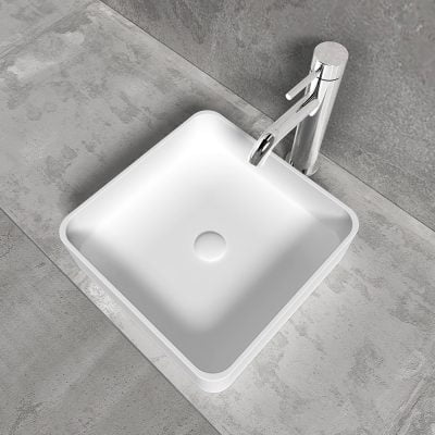 Hvidt Edge-3 Vask 80x40 Hvid