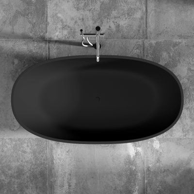 Hvidt Black Mellow Badekar 178x92