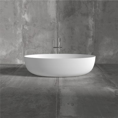 Hvidt Almond Badekar 181x80,5 Hvid