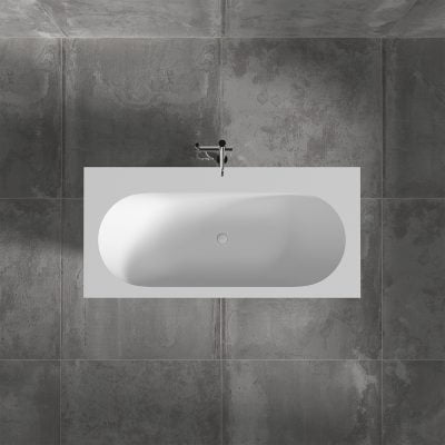 Hvidt Deep Badekar til Indbygning 170x70 Hvid