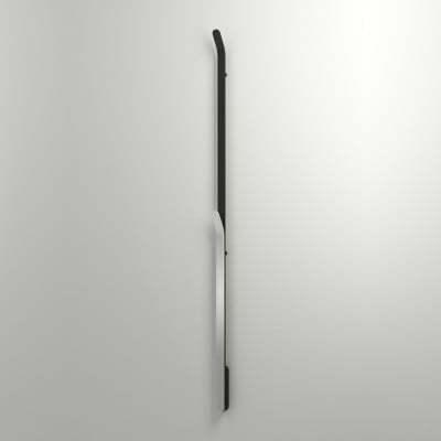 INR Bow El-håndklædetørrer 170x4 Matbørstet Sort