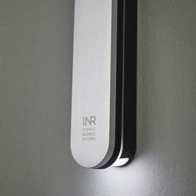 INR Bow El-håndklædetørrer 170x4 Mat Hvid