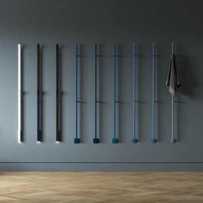 INR Line El-håndklædetørrer 175x2,2 Mat Hvid