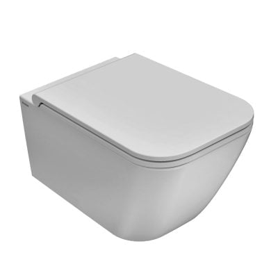 Globo Stone Væghængt Toilet 52x36 Blank Hvid