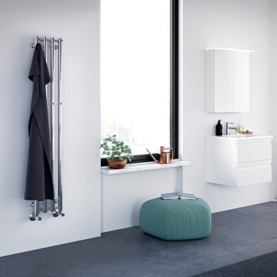 Strømberg Regus El-Håndklædetørrer 150x26,6 Krom