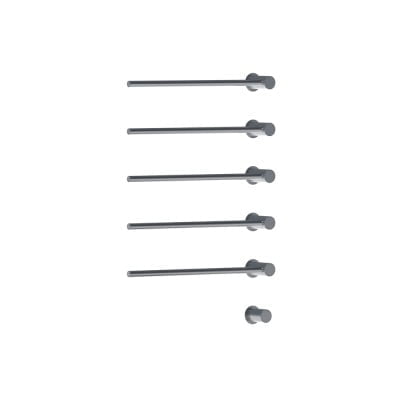 Vola El-Håndklædetørrer 5 Stænger Pink