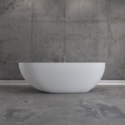 Copenhagen Bath Hammershus Badekar 170x88 Mat Hvid