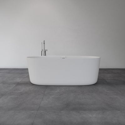 Copenhagen Bath Hornbæk Badekar 148x75 Mat Hvid