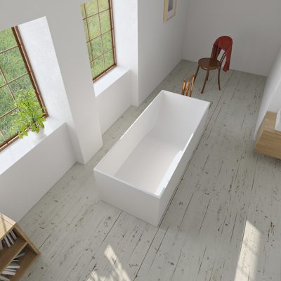 Copenhagen Bath Lövestad Badekar 180x76 Mat Hvid