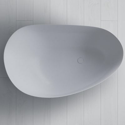 Copenhagen Bath Muschel Badekar 175x98 Mat Hvid