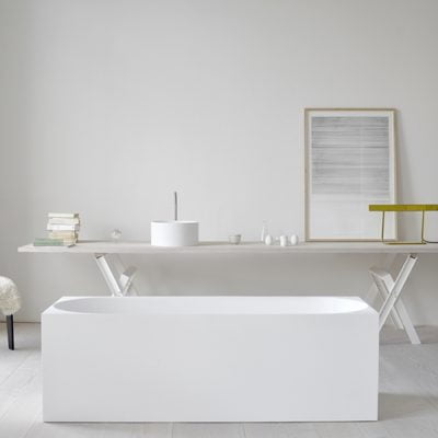 Copenhagen Bath SQ1 Badekar 169,5x71 Mat Hvid