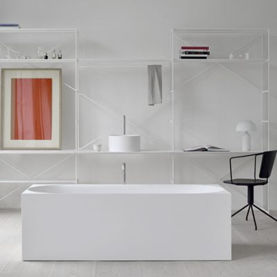 Copenhagen Bath SQ1 Badekar 169,5x71 Mat Hvid