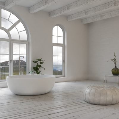 Copenhagen Bath Tromsø Badekar Ø135 Mat Hvid