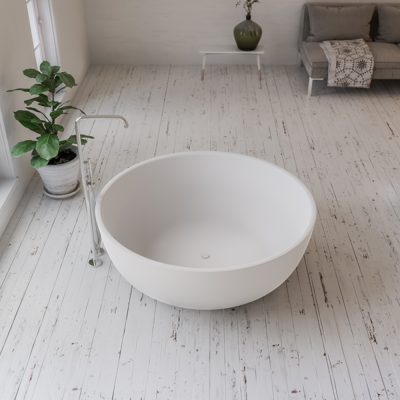 Copenhagen Bath Tromsø Badekar Ø135 Mat Hvid