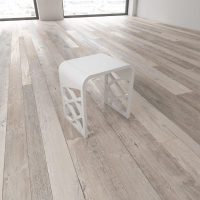 Copenhagen Bath Viken skammel Mat Hvid