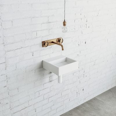 Copenhagen Bath Christiansfeld Vask 30x30 Mat Hvid