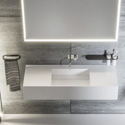 Copenhagen Bath Enköping Vask 100x40 Mat Hvid