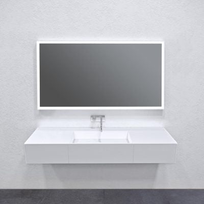 Copenhagen Bath Enköping Vask 140x40 Mat Hvid