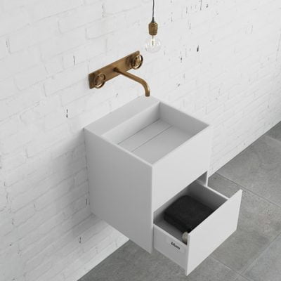 Copenhagen Bath Enköping Vask 40x40 Mat Hvid