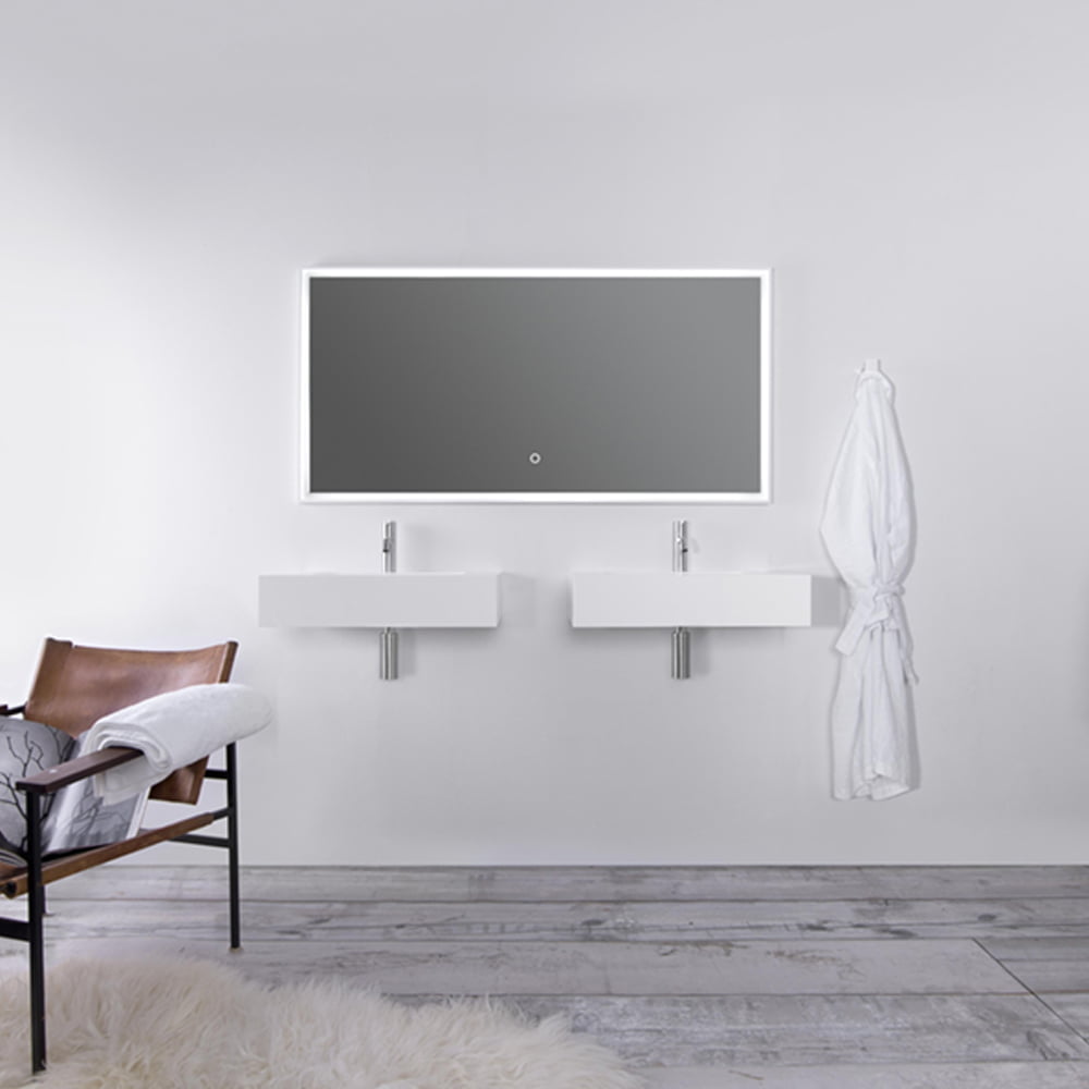 Copenhagen Bath Furesø Vask 60x40 Mat Hvid Copenhagen Bath Furesø Vask 60x40 Mat Hvid - Billede 5