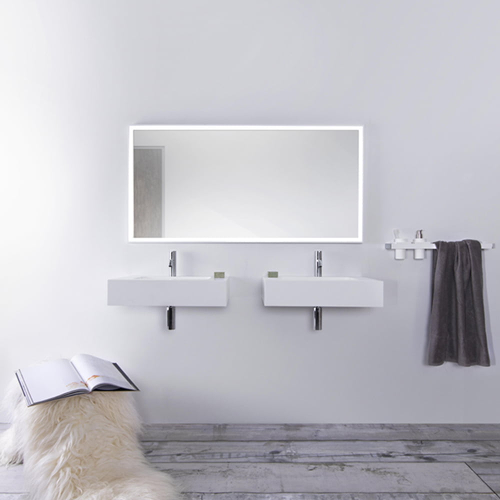 Copenhagen Bath Furesø Vask 60x40 Mat Hvid Copenhagen Bath Furesø Vask 60x40 Mat Hvid - Billede 6