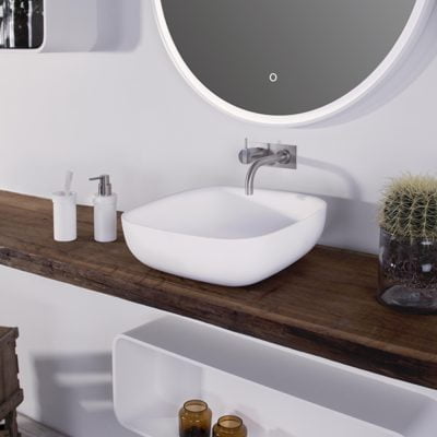 Copenhagen Bath Hornbæk Vask 40x40 Mat Hvid