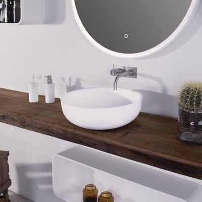 Copenhagen Bath Hornbæk Vask Ø40 Mat Hvid