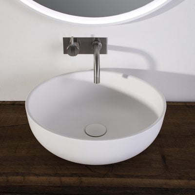 Copenhagen Bath Hornbæk Vask Ø40 Mat Hvid