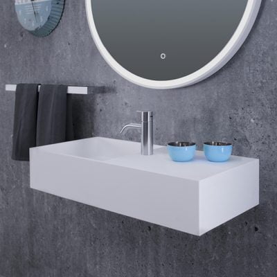Copenhagen Bath Nordland Vask 75x32,5 Mat Hvid