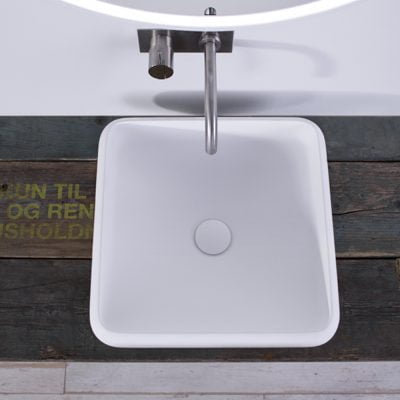 Copenhagen Bath Rosenborg Vask 40x40 Mat Hvid